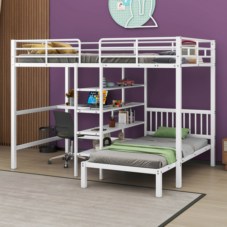 Full size on sale metal bunk beds